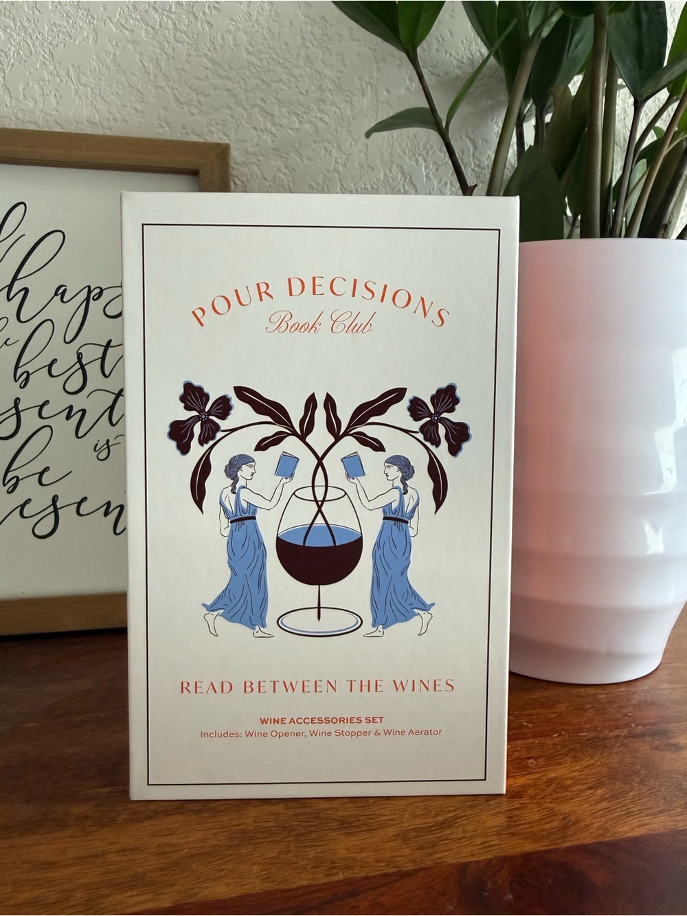 Pour Decisions Book Club Wine Accessories Set